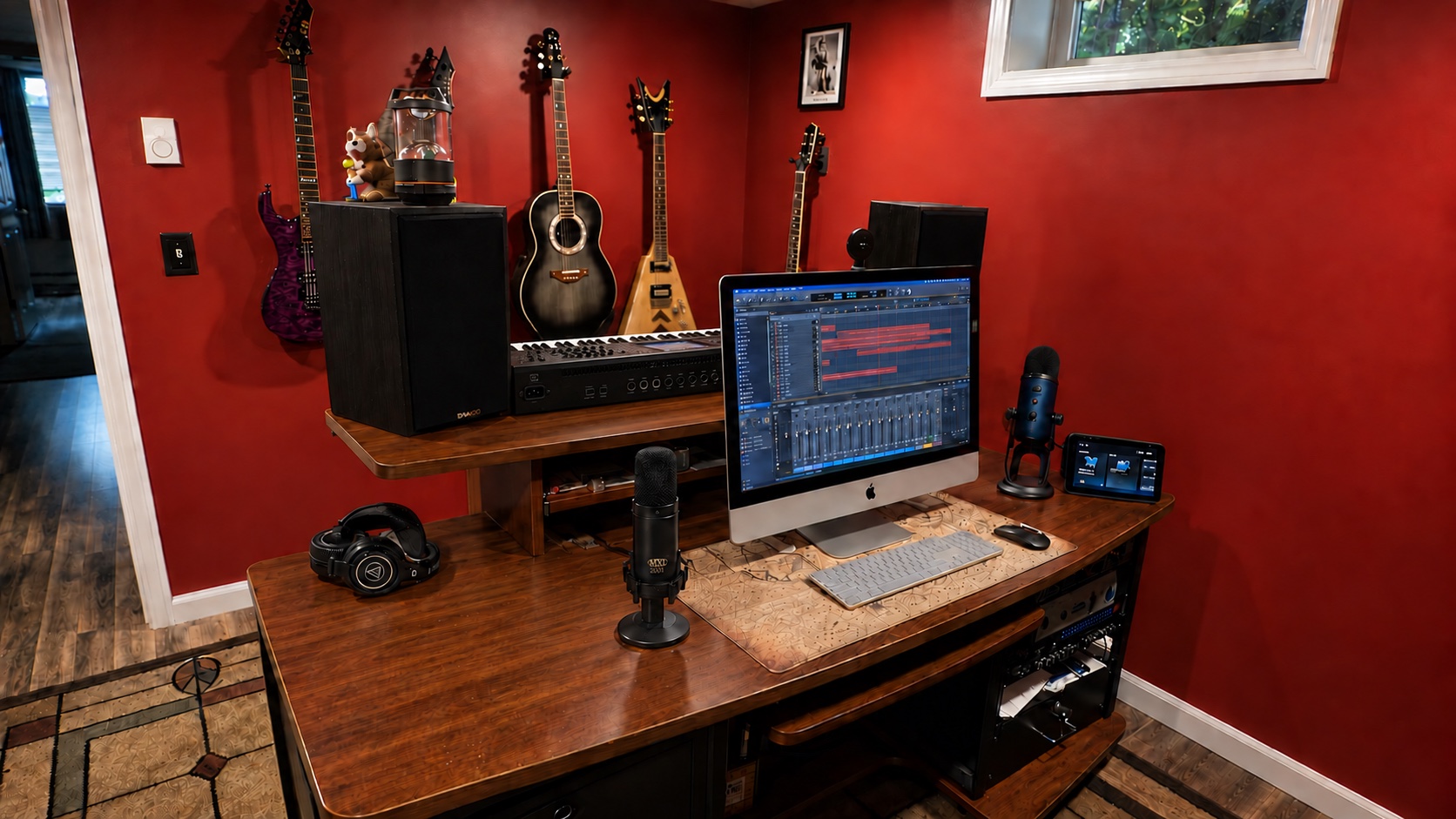The Saundhaus mastering workspace in Northampton, Massachusetts